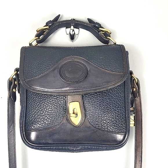 Vintage Dooney & Bourke Pebbled Leather Crossbody Bag main image 0